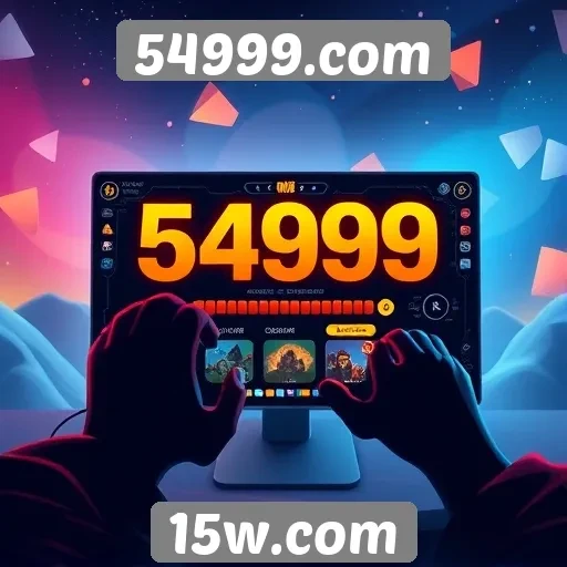 Análise da interface do usuário do site 54999.com